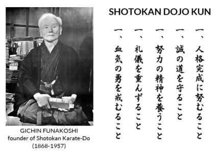 Le Dojo Kun : Les 5 règles d’or du dojo